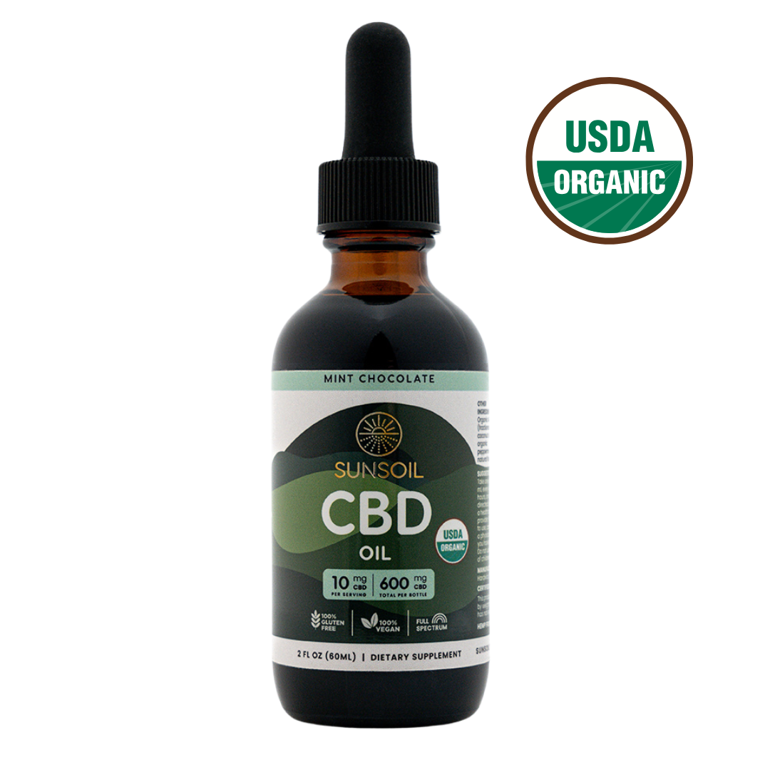 Chocolate Mint, 10mg Organic CBD Oil